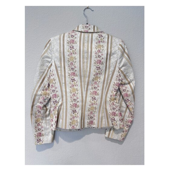 Evelyn Vintage Gold Floral Blazer - Picture 2 of 5